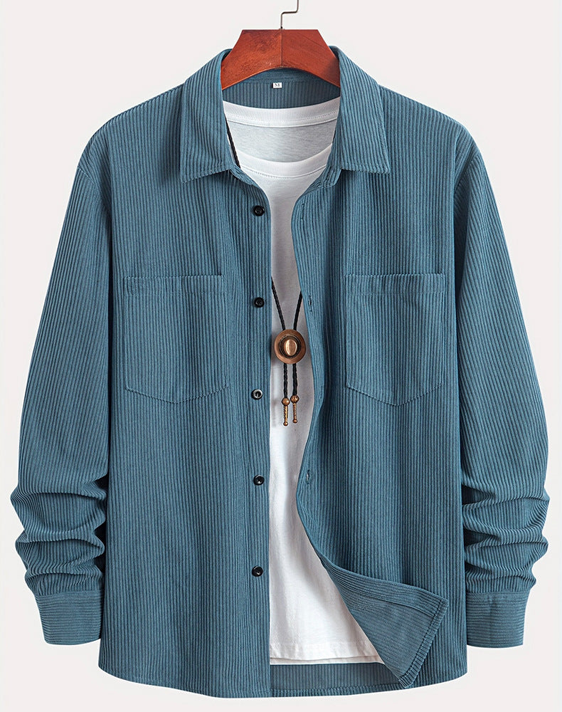 Corduroy Long Sleeve Casual All-matching Shirt Coat