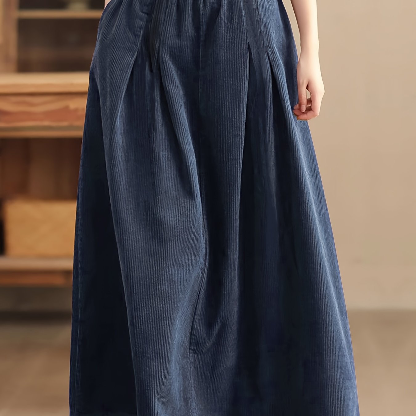 Claudia | Elegante En Comfortabele Lange Polyester Rok