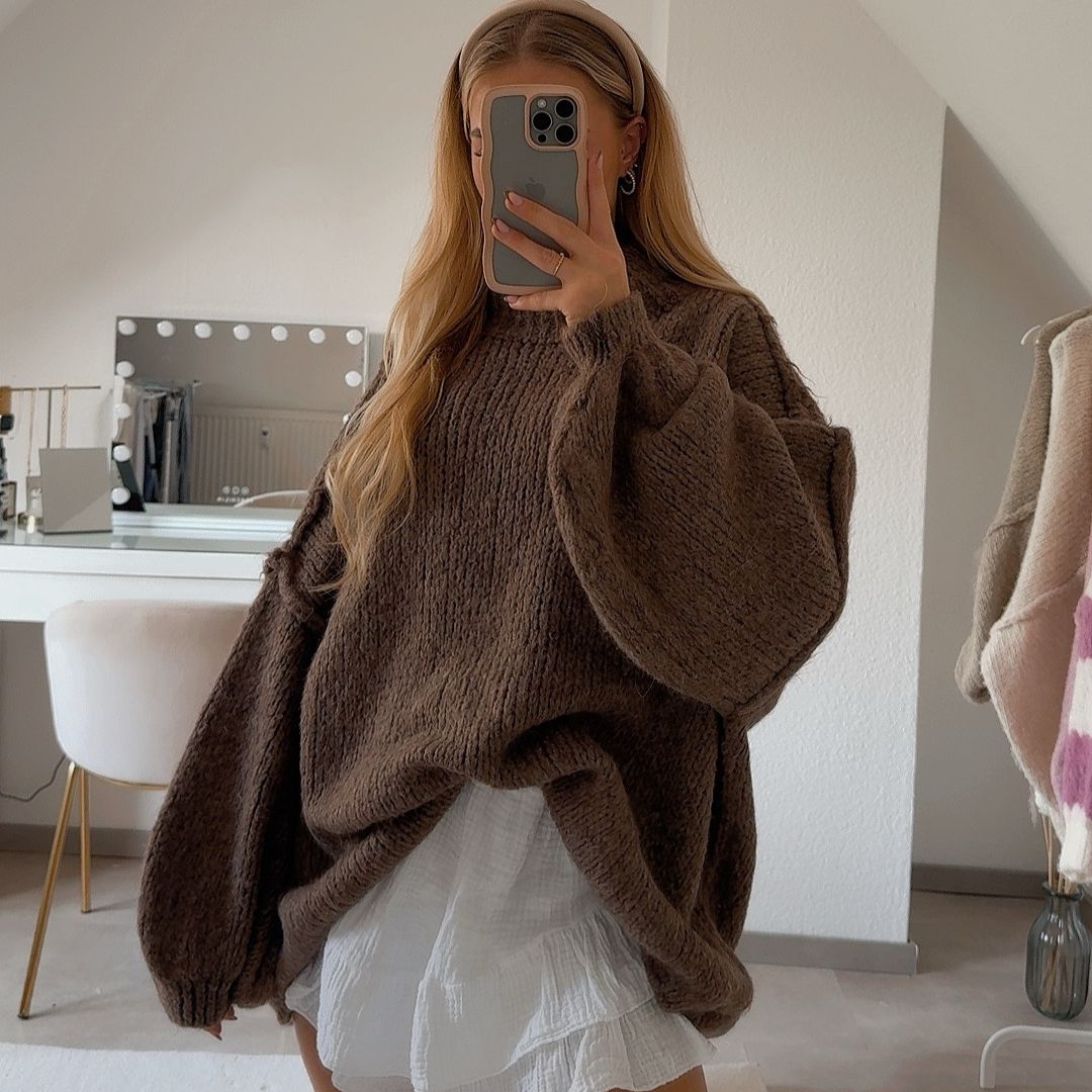 Hennie | Oversized Gebreide Trui met Losse Pasvorm