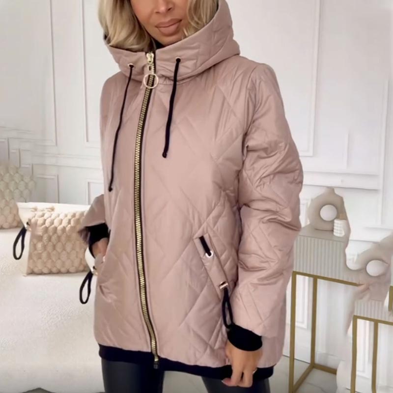 Quilted Hooded Winter Jacket