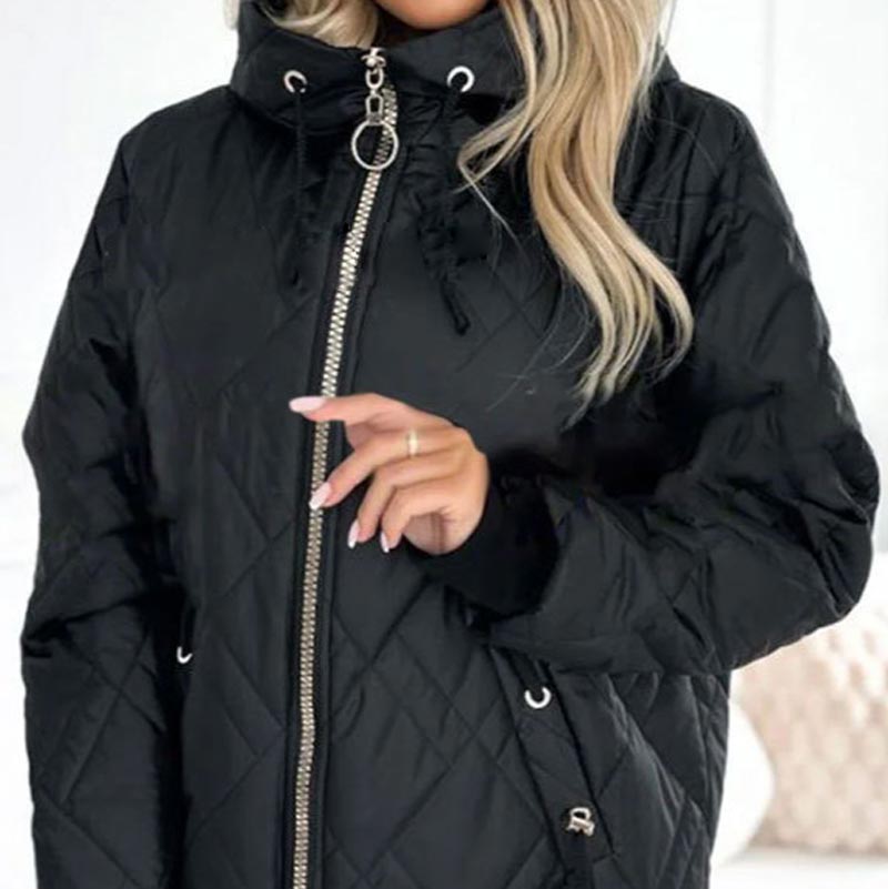 Quilted Hooded Winter Jacket