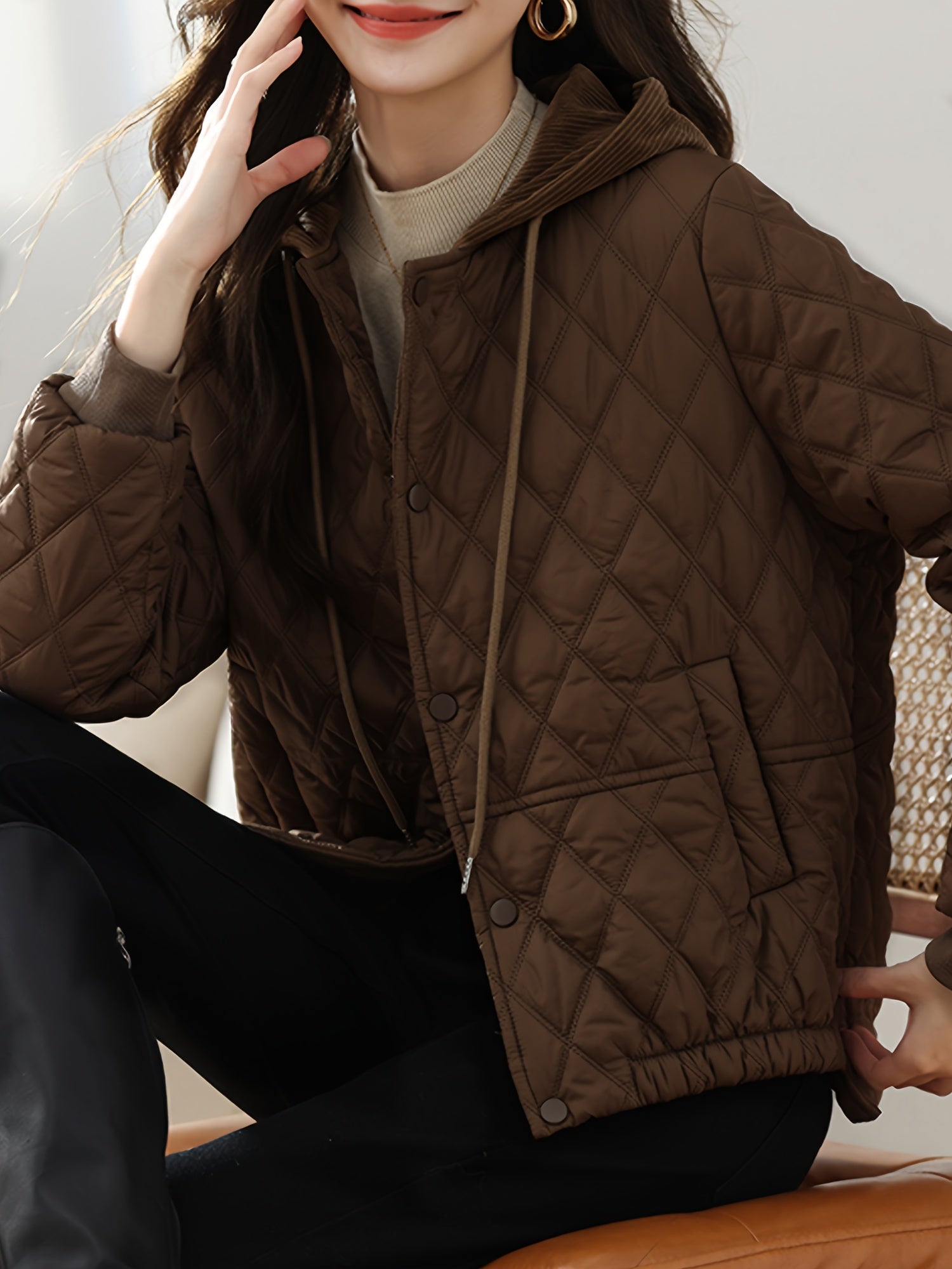 Marloes | Gewatteerd Jasje Met Lichte Glans