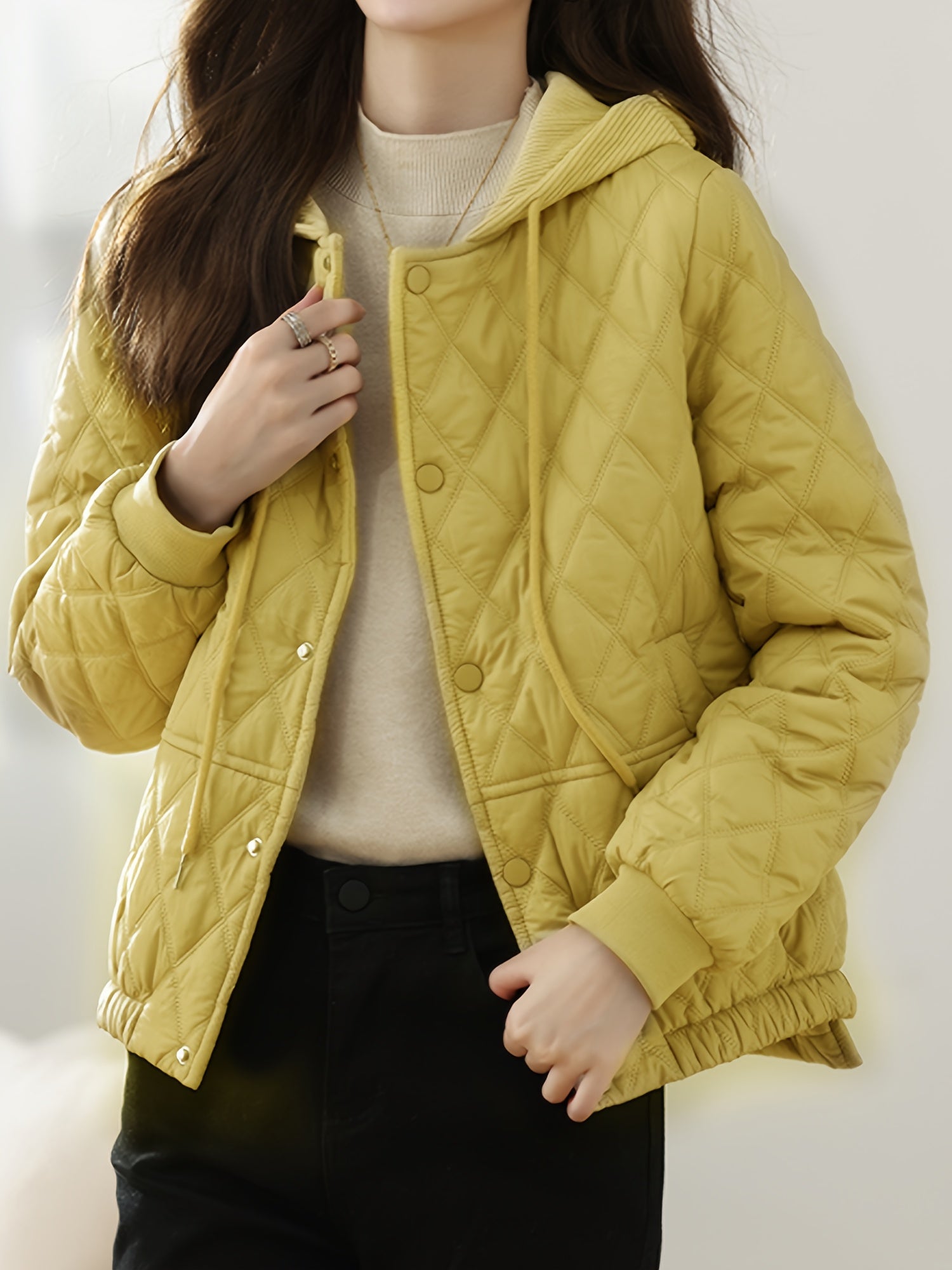 Marloes | Gewatteerd Jasje Met Lichte Glans