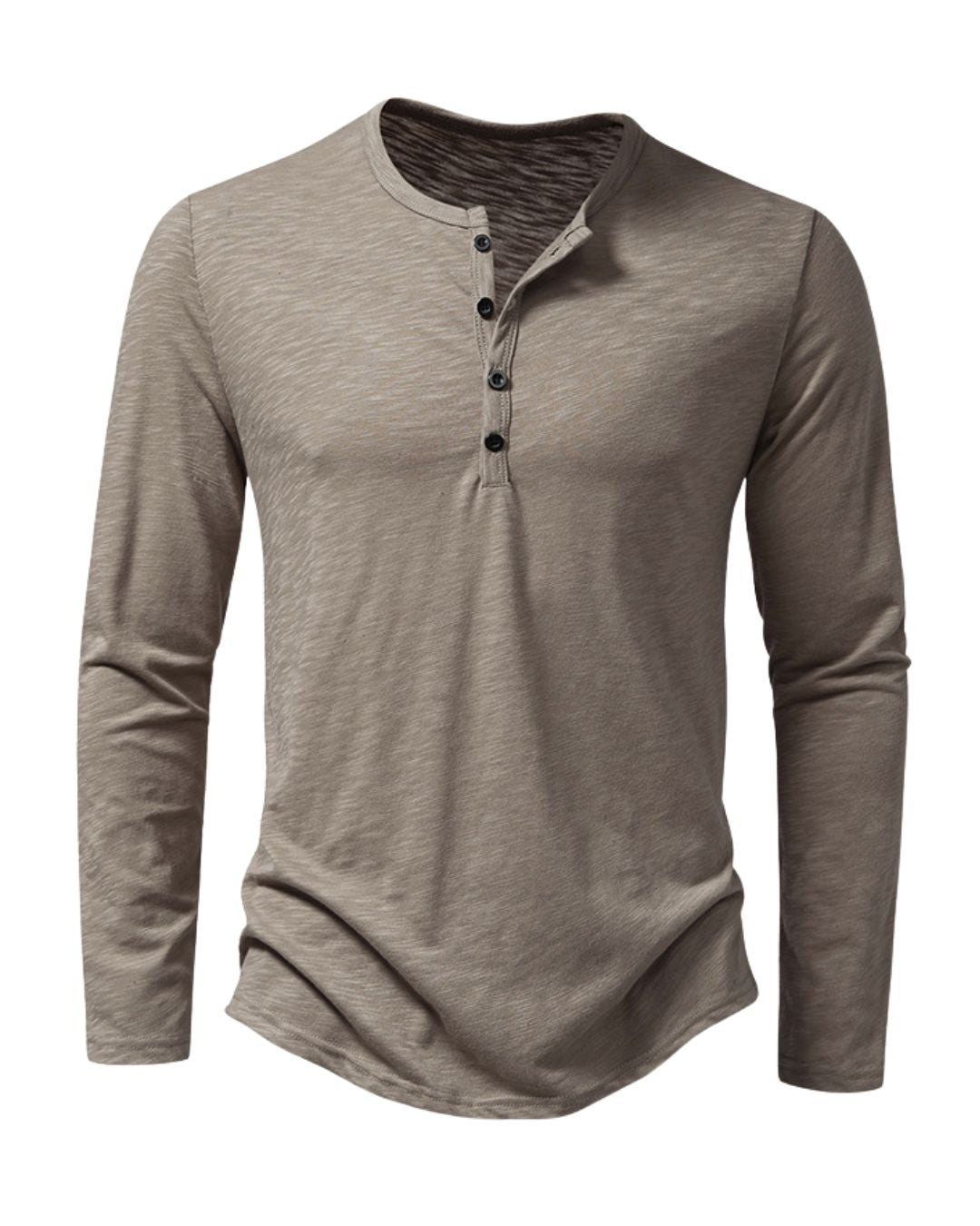 Long Sleeve Henley Shirt