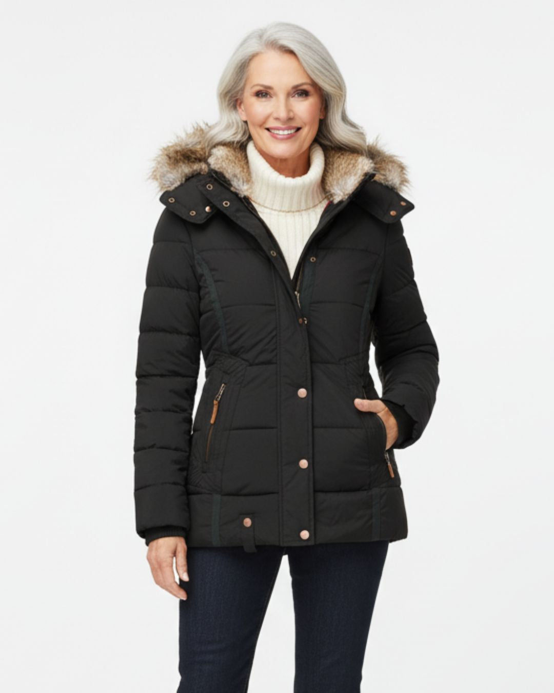 Fur Hooded Puffer Jacket