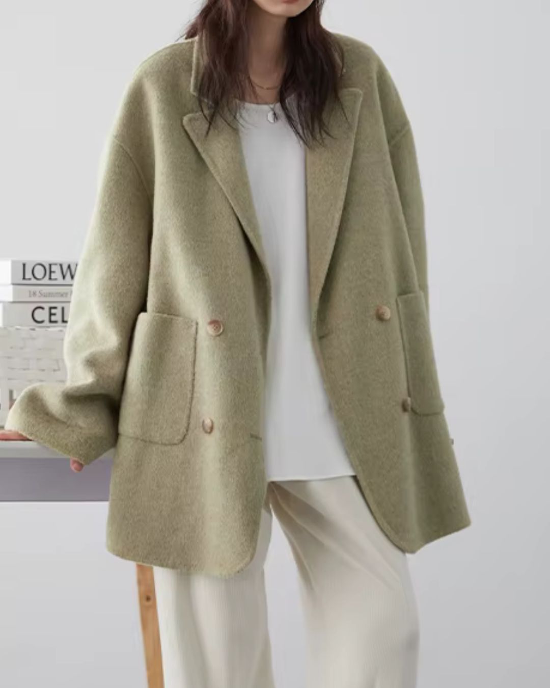 Mirte | Oversized Wollen Blazer