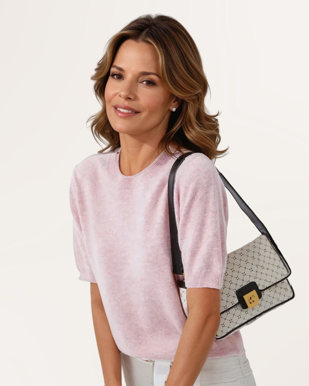 Helma | Fijngebreid Truitje met Korte Mouwen