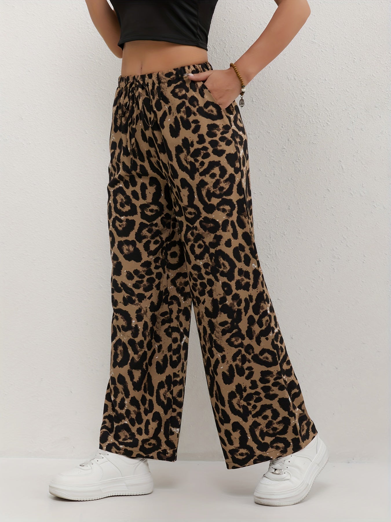 Nienke | Chic En Comfortabel Brede Broek Met Print