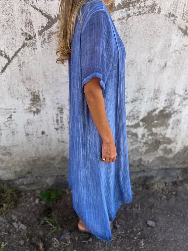 Eline | Casual Zomerjurk met Relaxte Pasvorm