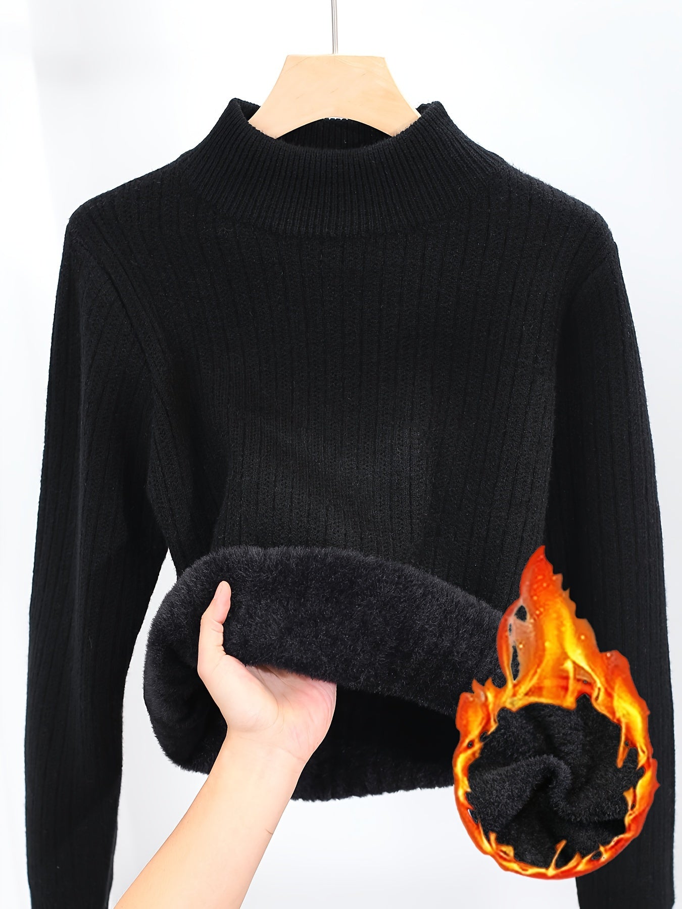 Eva | Zachte Gebreide Trui Met Ronde Hals