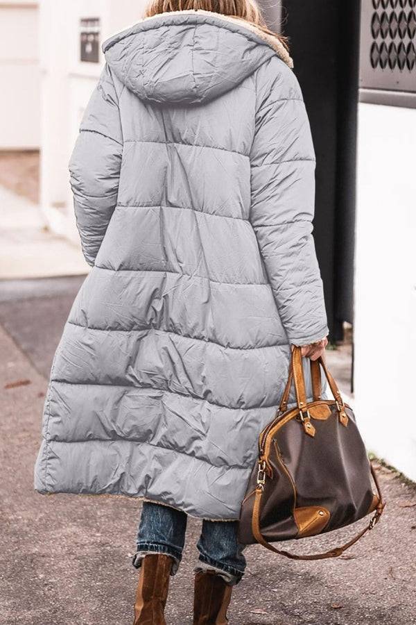 Reversible Sherpa-Lined Puffer Coat