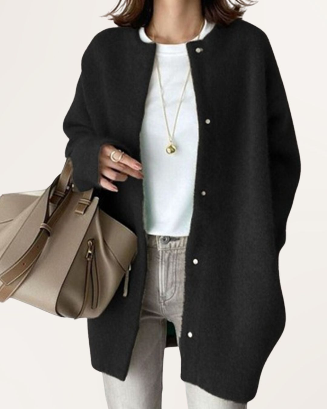 Jannie | Zachte Cardigan met Elegante Pasvorm