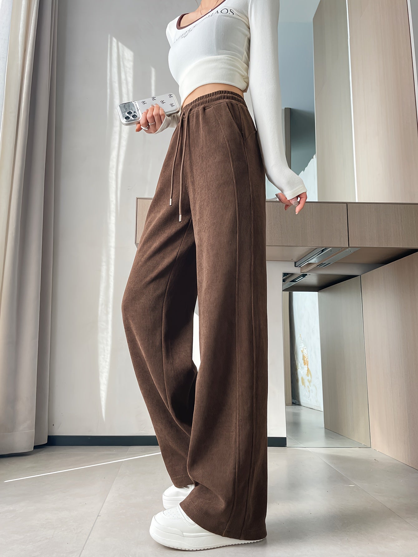 Heidi | Stijlvolle Lange Broek Met Losse Pasvorm