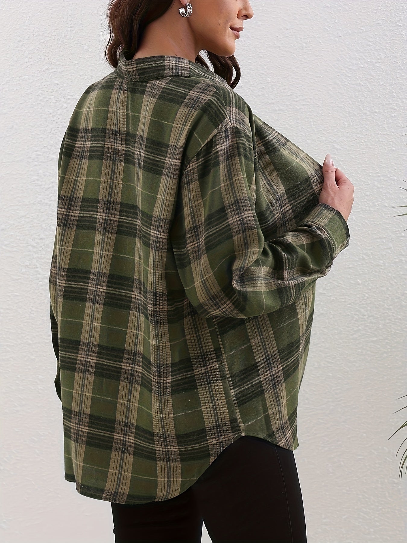 Nathalie | Casual ruitshirt met zachte pasvorm