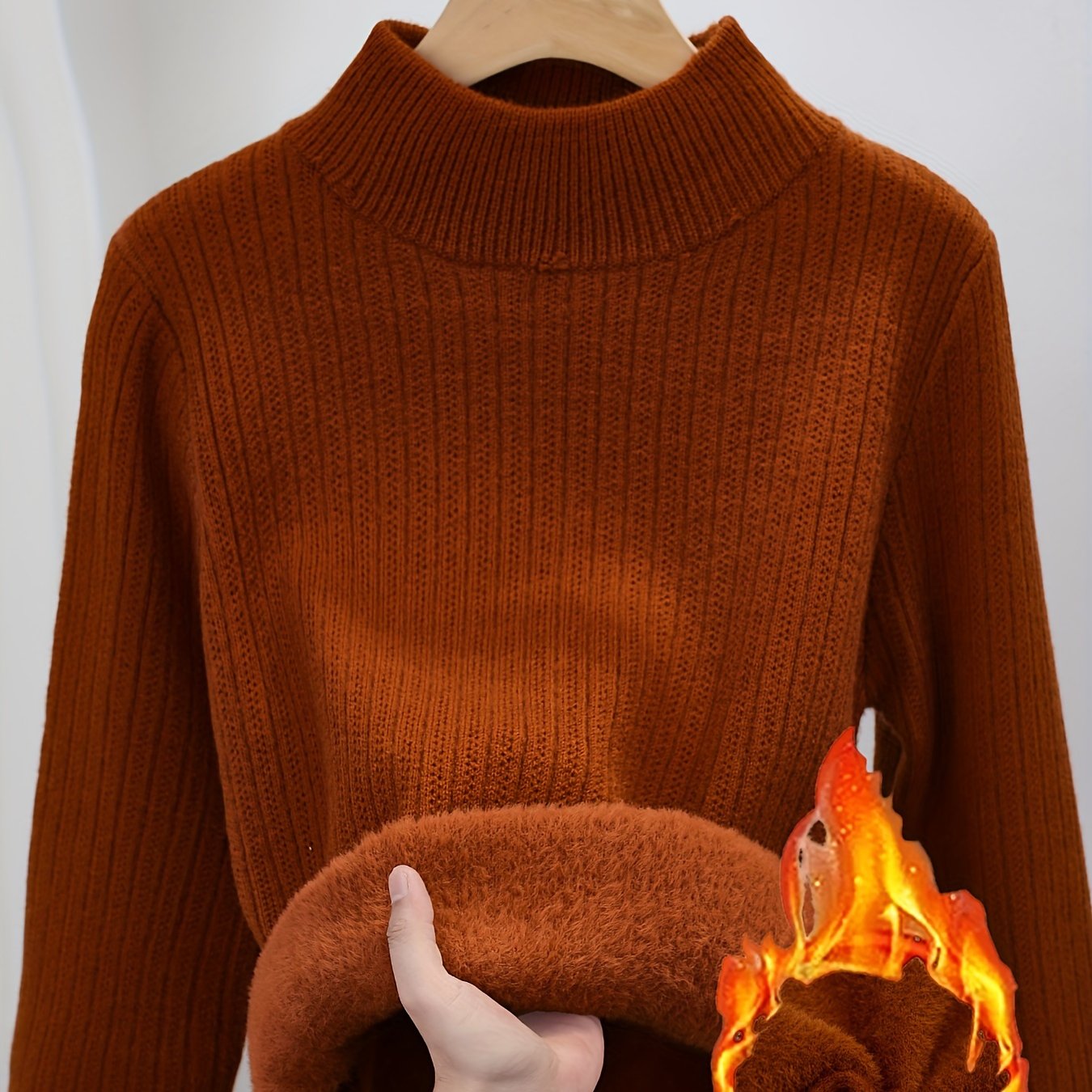 Eva | Zachte Gebreide Trui Met Ronde Hals