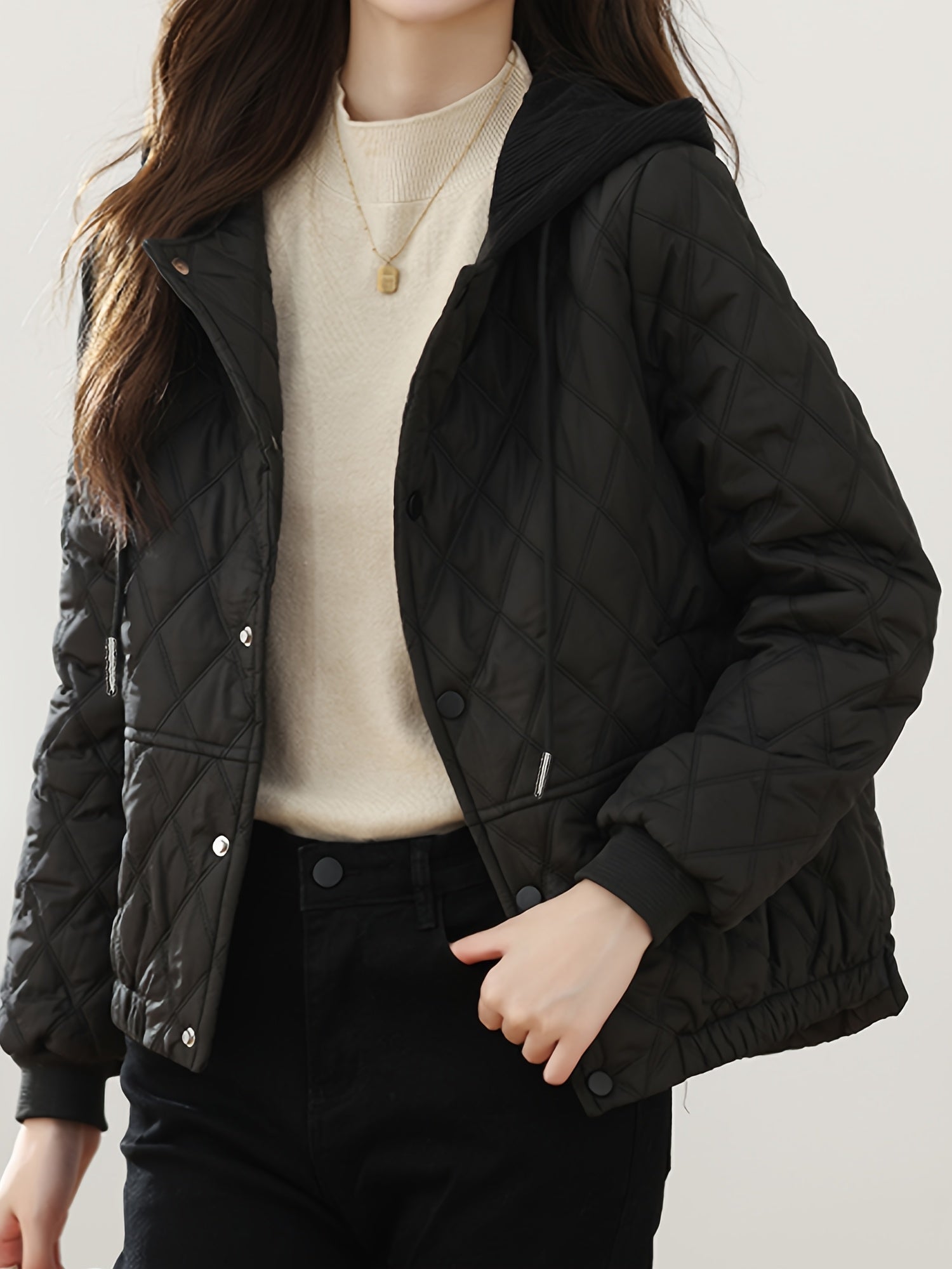 Marloes | Gewatteerd Jasje Met Lichte Glans