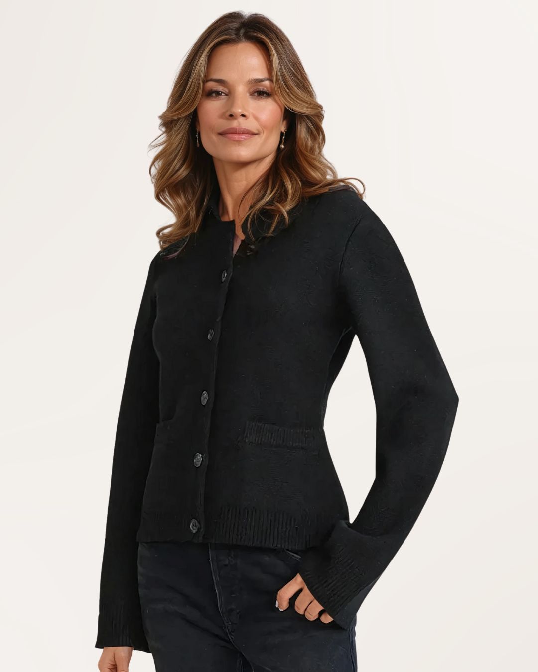 Bep | Gebreid Vest met Elegante Knopen