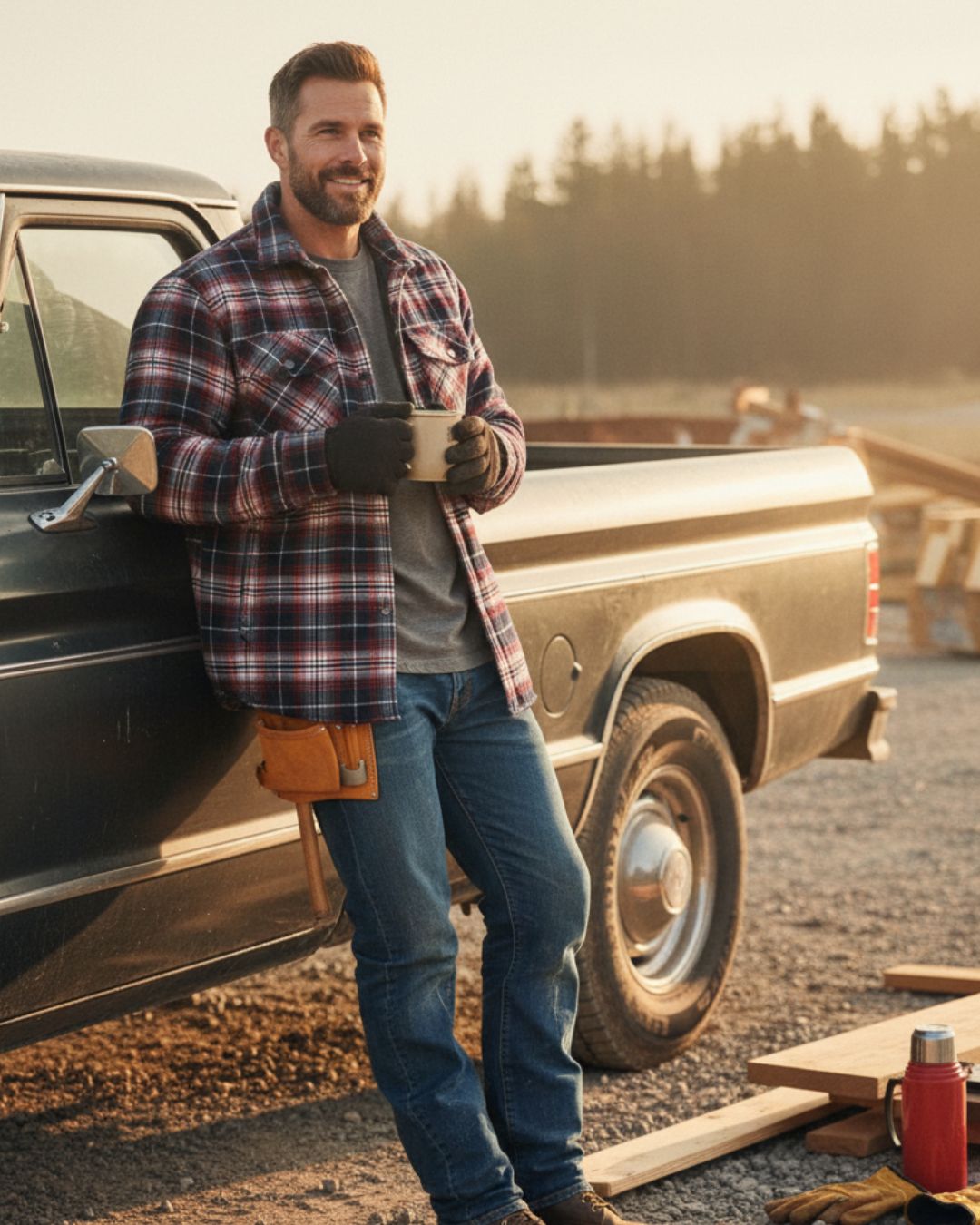 Quilted Flannel Jacket