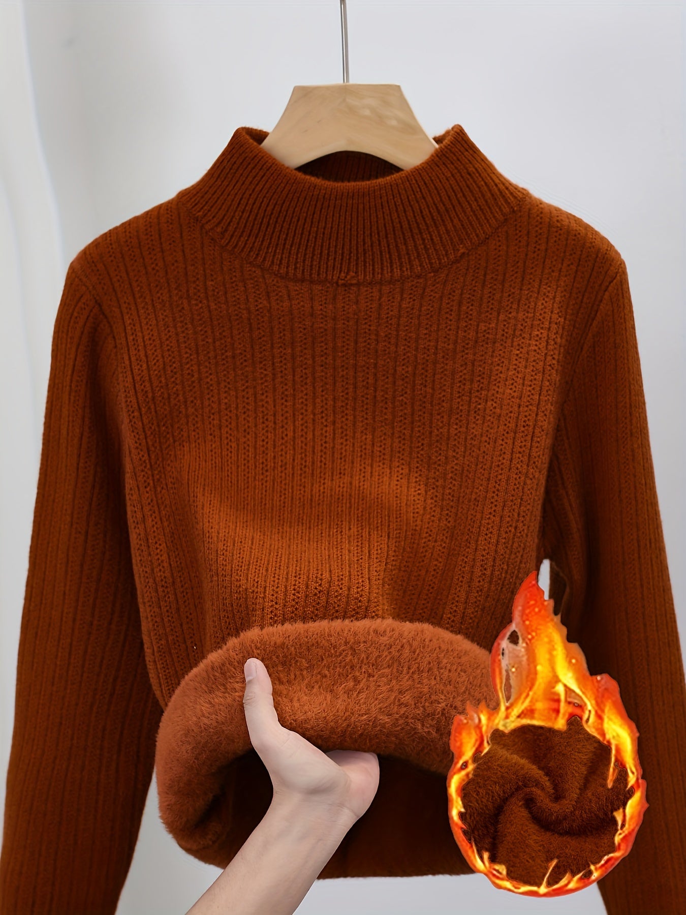 Eva | Zachte Gebreide Trui Met Ronde Hals