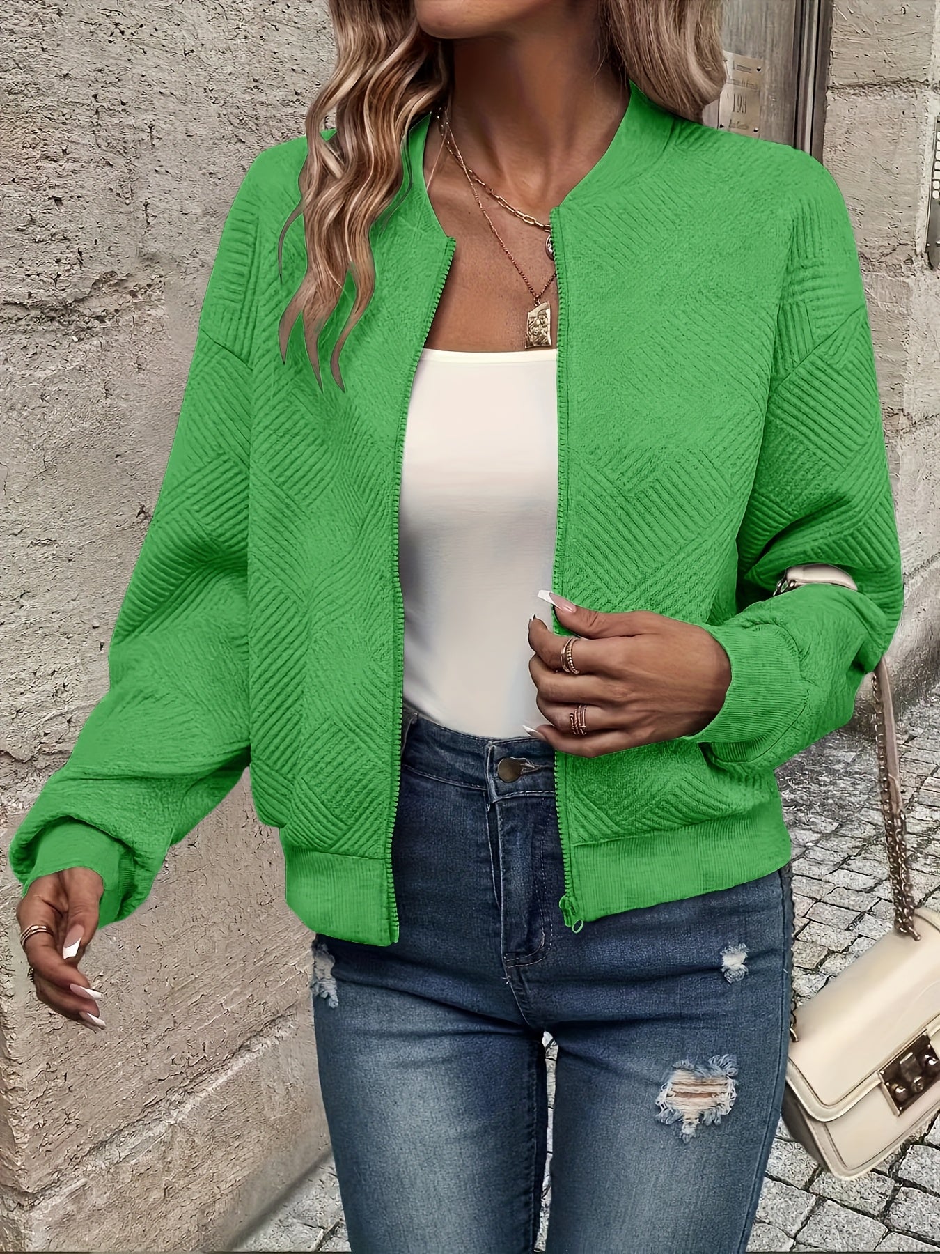 Angelique | Stijlvol Ritsjas Met Opstaande Kraag