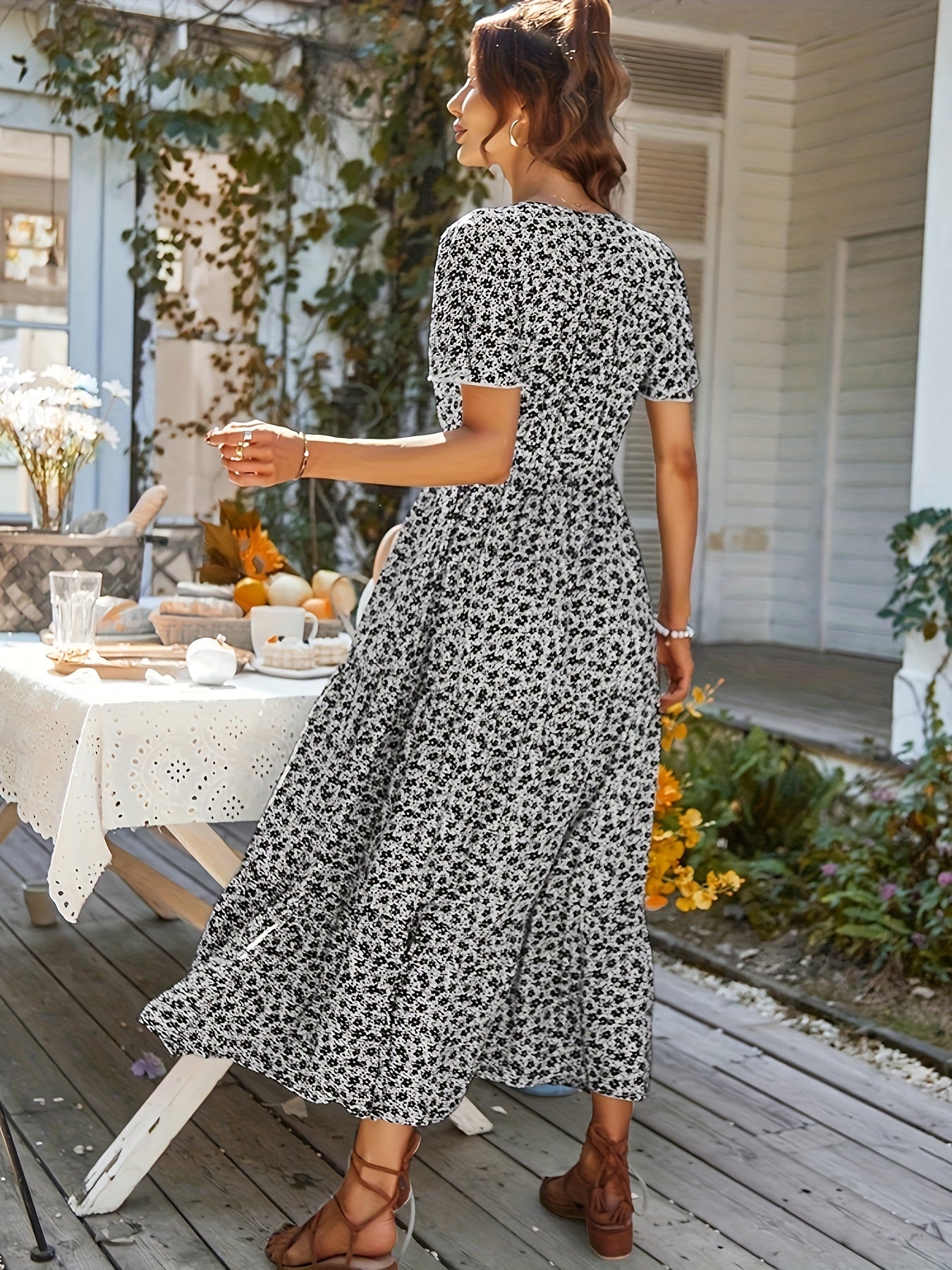 Nadine | Zomerse Bloemenjurk