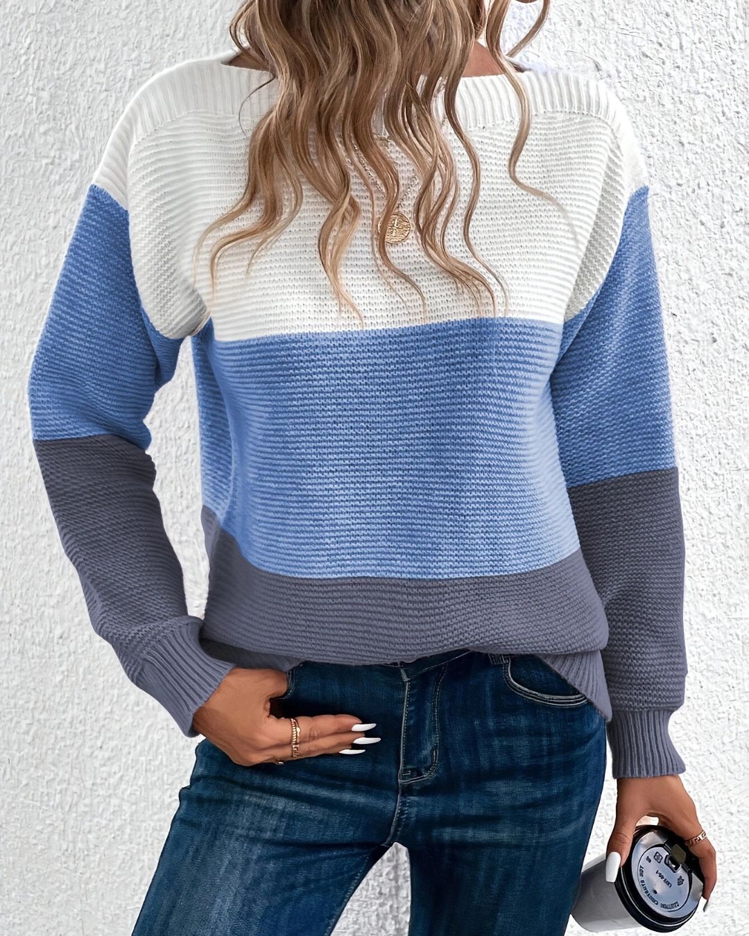 Colorblock Knit Sweater