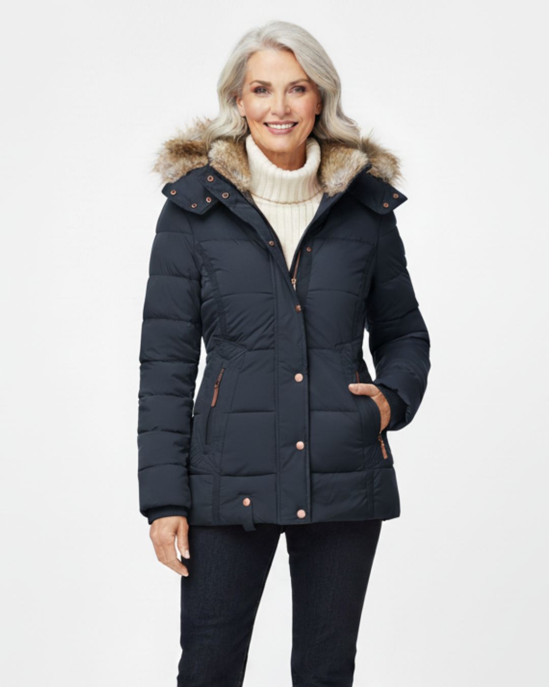 Fur Hooded Puffer Jacket