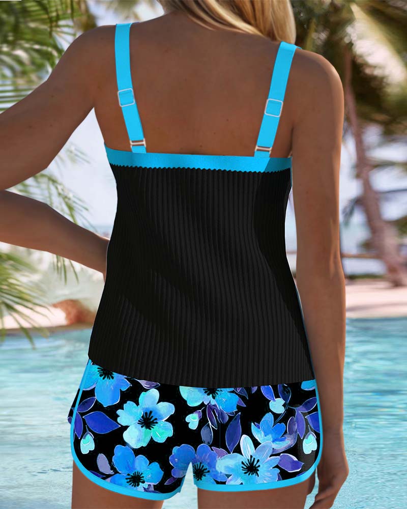 Isabelle | Comfortabele Tankini met Bloemenprint