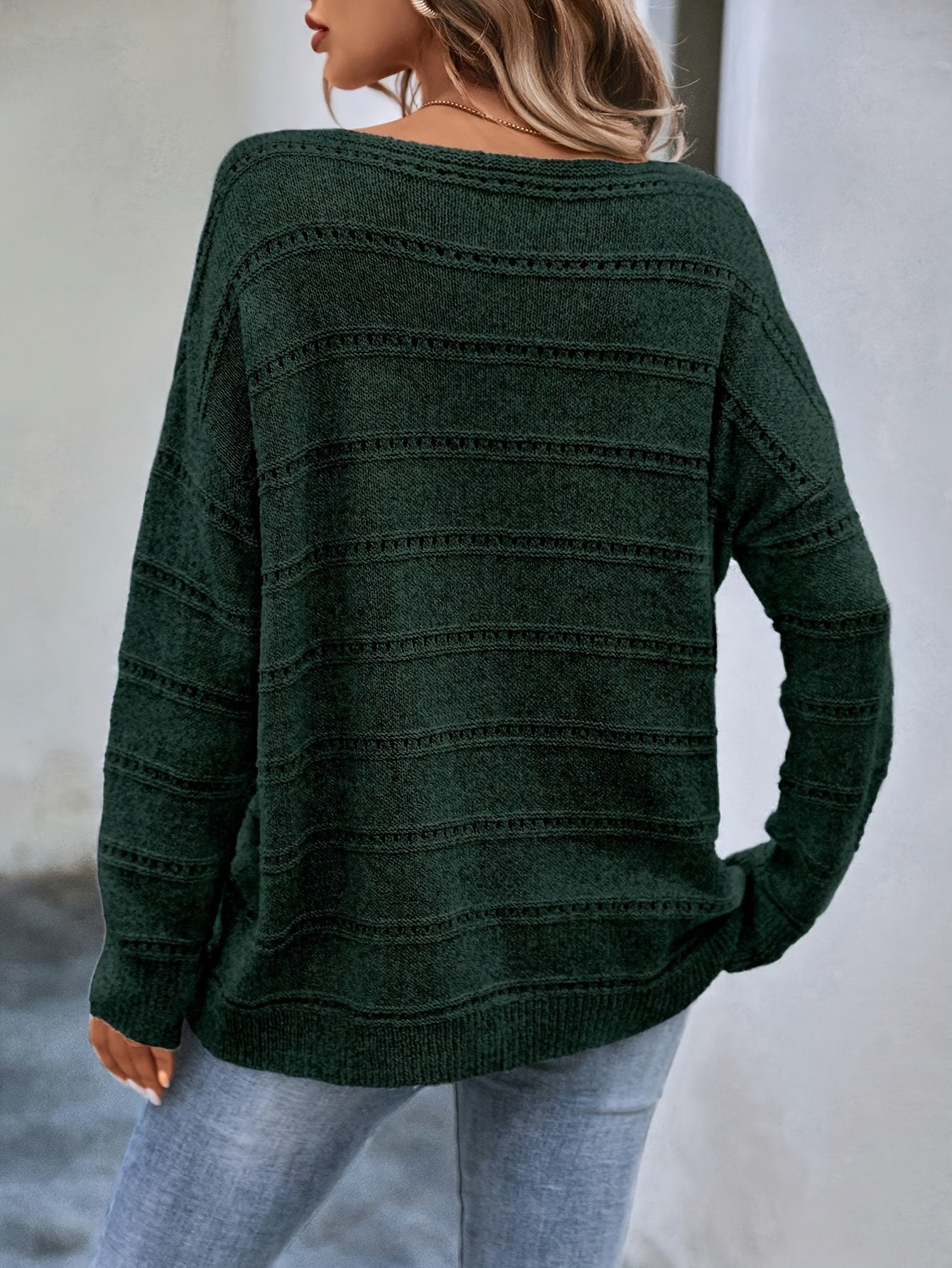 Jolijn | Gebreide Pullover Met Boothals