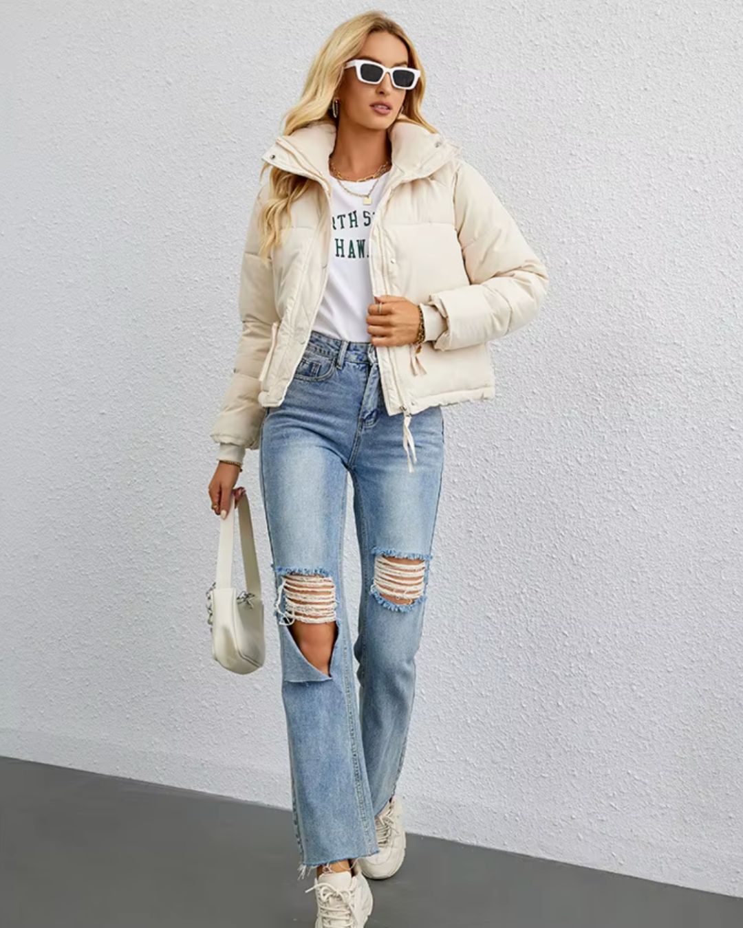 Clara | Korte Gewatteerde Jas