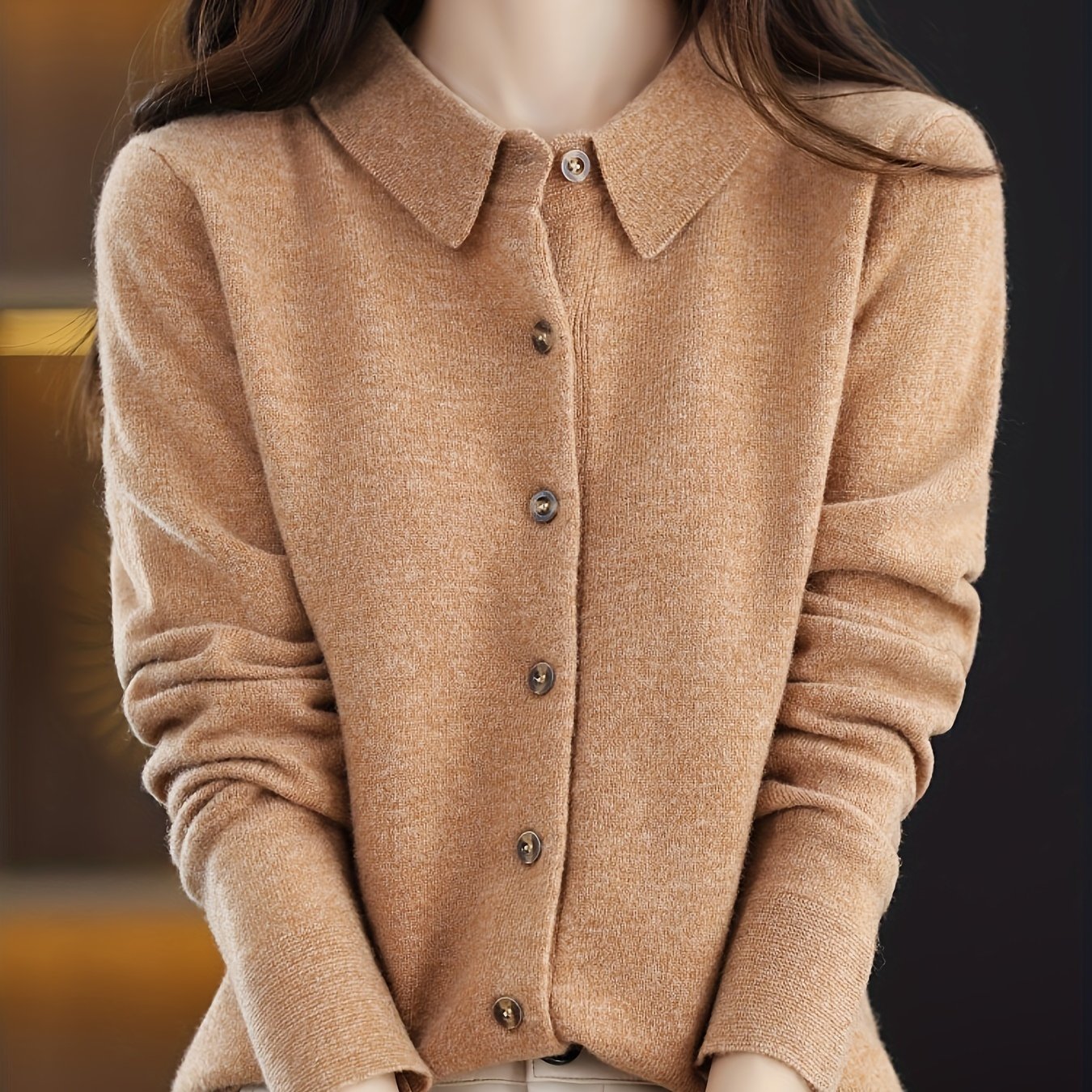 Christine | Gebreide Cardigan Met Knopen