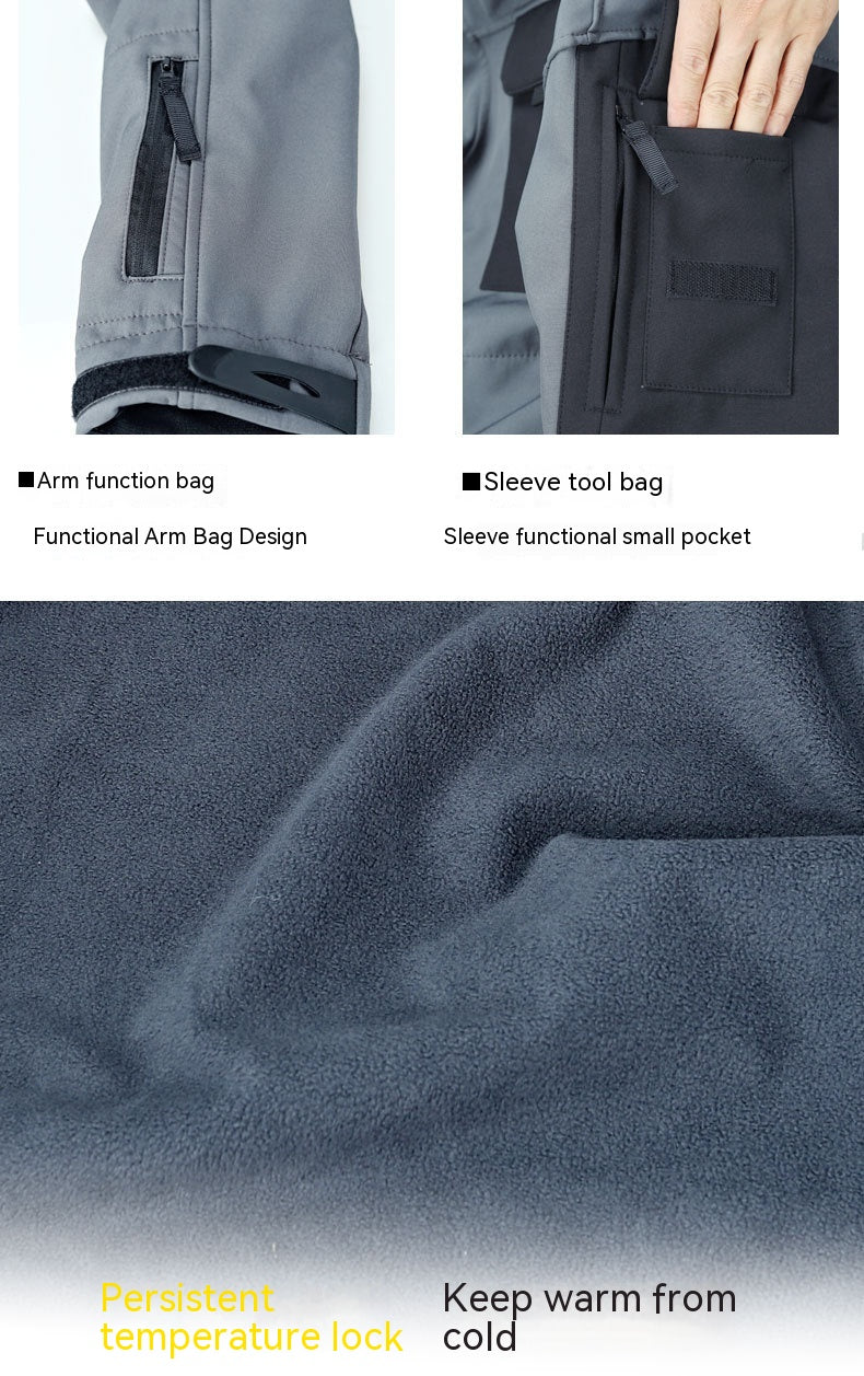 Tactical Soft Shell Jacket Tactical Windbreaker Waterproof Outdoor