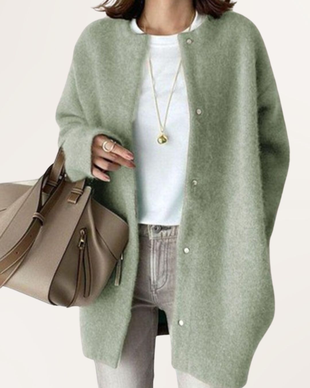 Jannie | Zachte Cardigan met Elegante Pasvorm