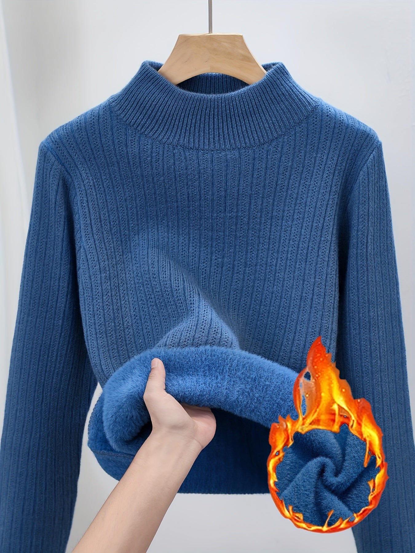 Eva | Zachte Gebreide Trui Met Ronde Hals