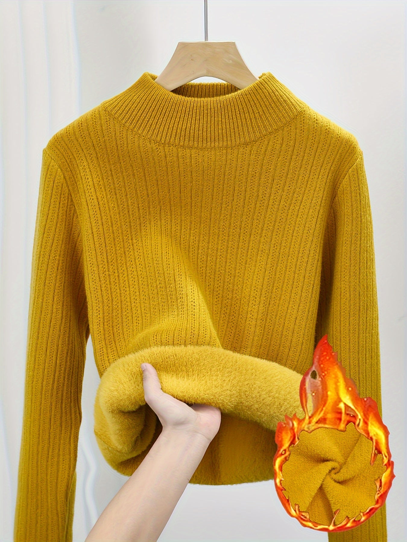 Eva | Zachte Gebreide Trui Met Ronde Hals