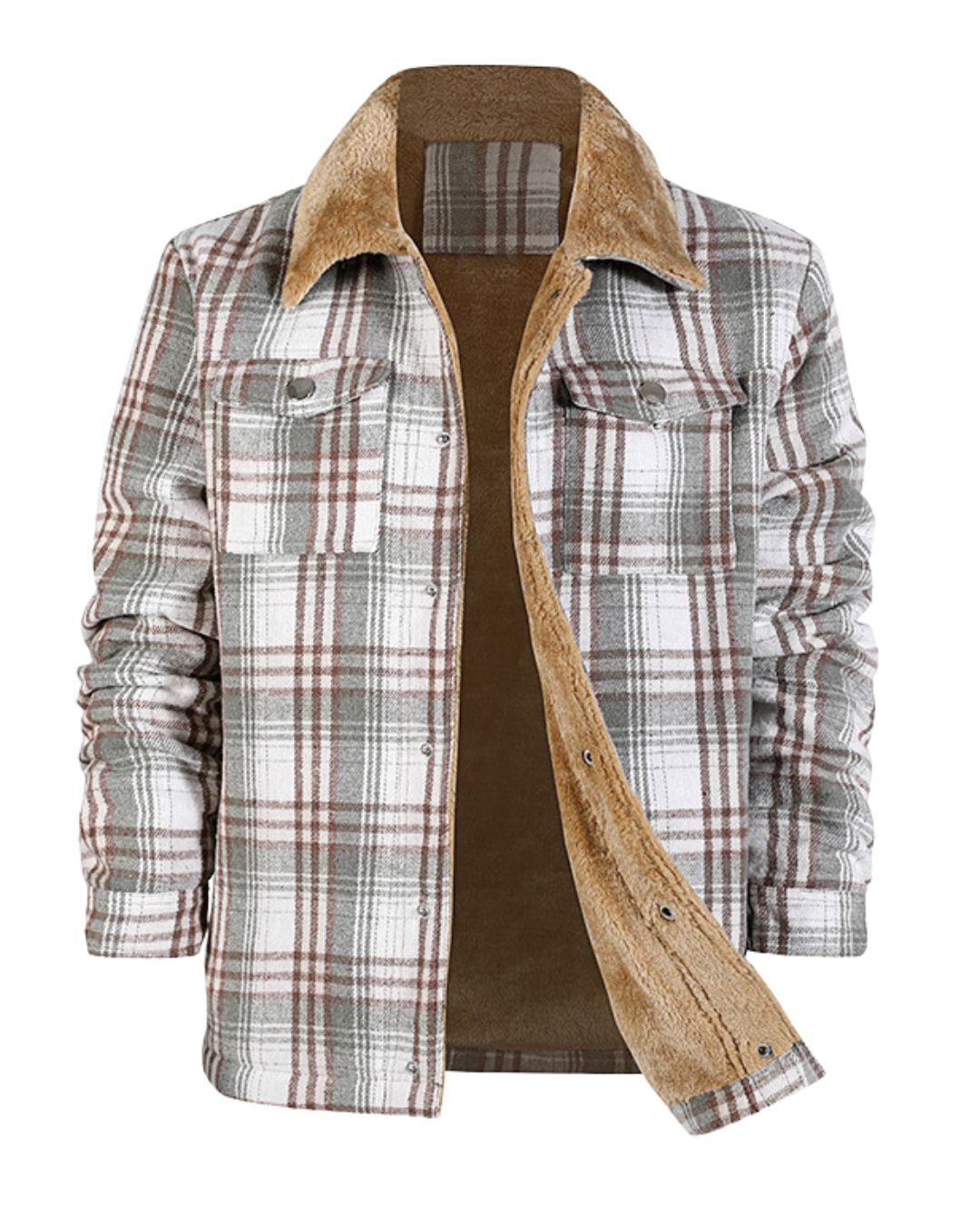Fleece Lined Flannel Jacket