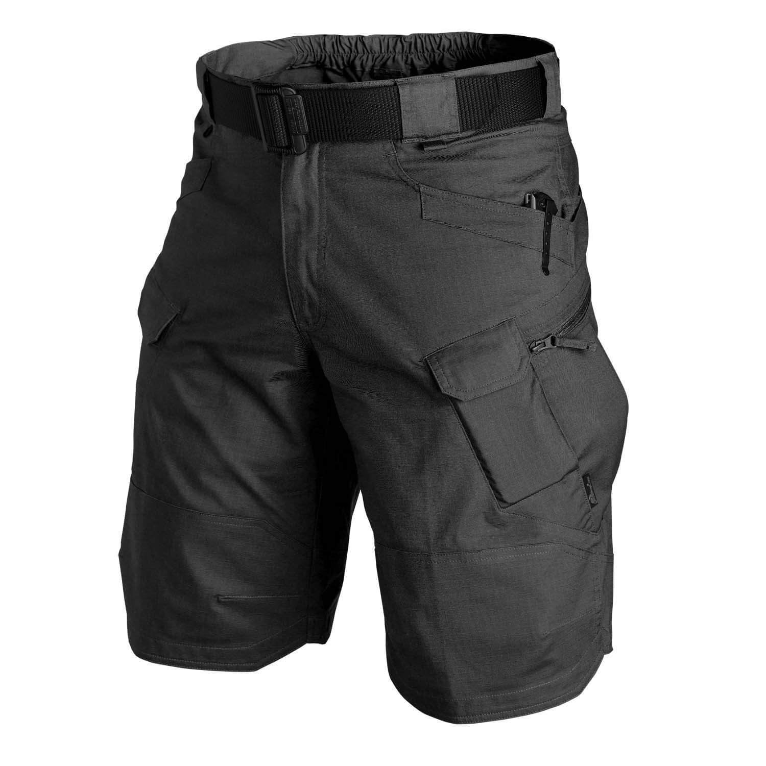 City Tactical Casual Shorts Workwear Plaid Fabric Waterproof