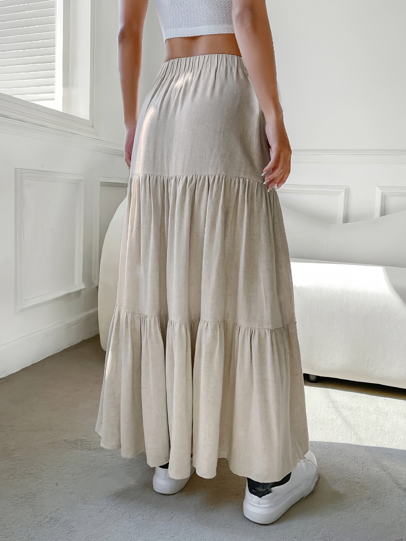 Maaike | Boho-Geïnspireerde Gestaffelde Zomerrok