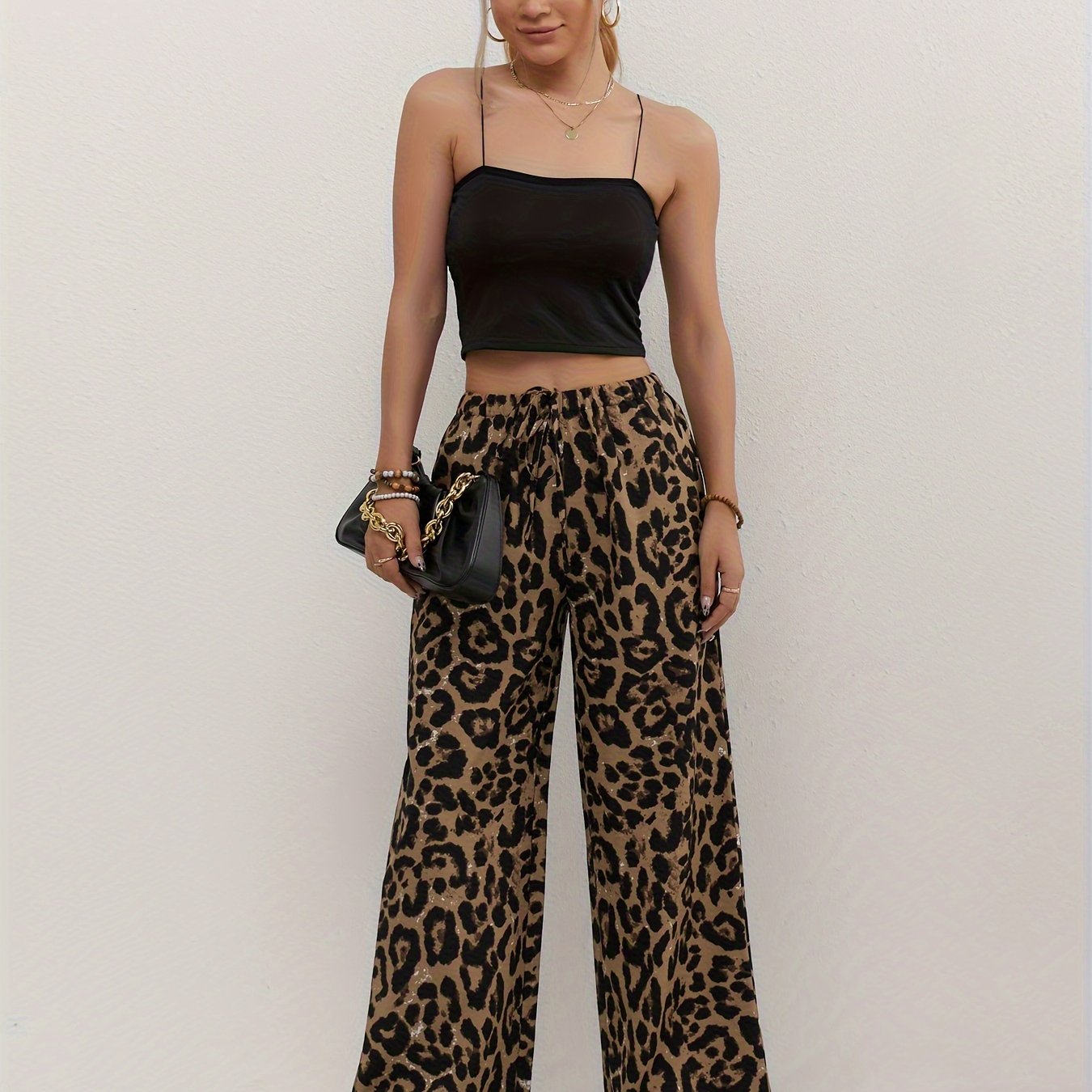 Nienke | Chic En Comfortabel Brede Broek Met Print