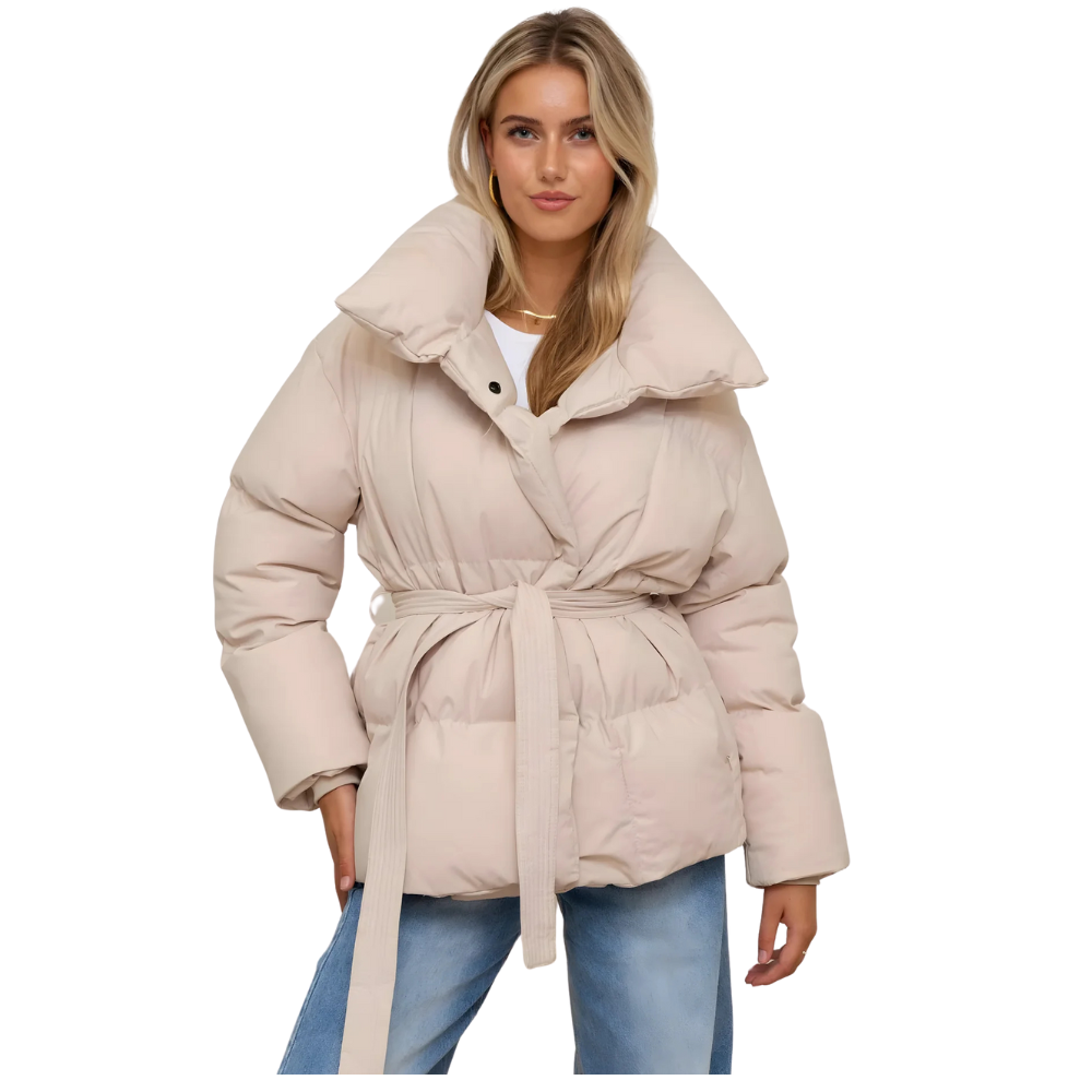 Kornelia | Warme Gewatteerde Jas