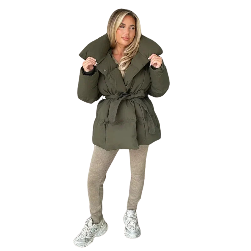 Kornelia | Warme Gewatteerde Jas