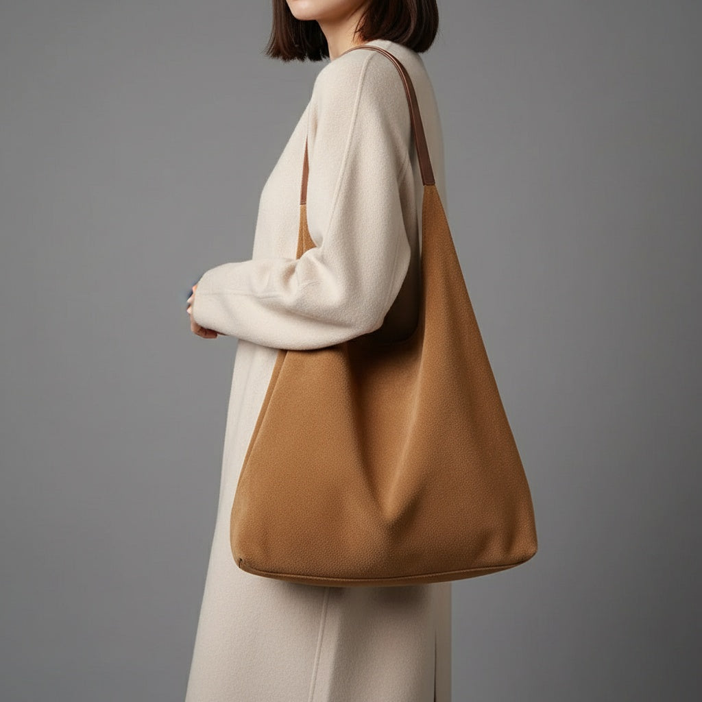 Lena | Suède Hobo Tas