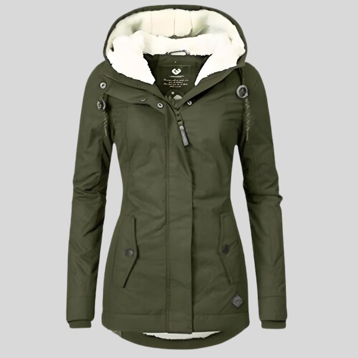 ModeParisienne® Maggie - Lange en Waterdichte Winterjas met Capuchon en Warme Voering