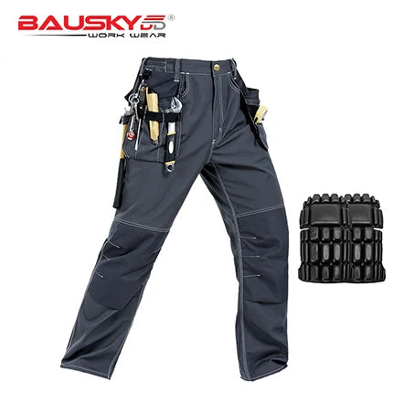 Men's work wear working pants Tool trouser Black work trousers men workwear cargo Pants