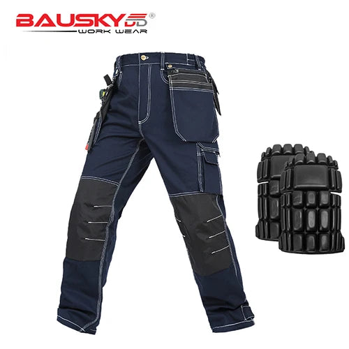 Men's work wear working pants Tool trouser Black work trousers men workwear cargo Pants