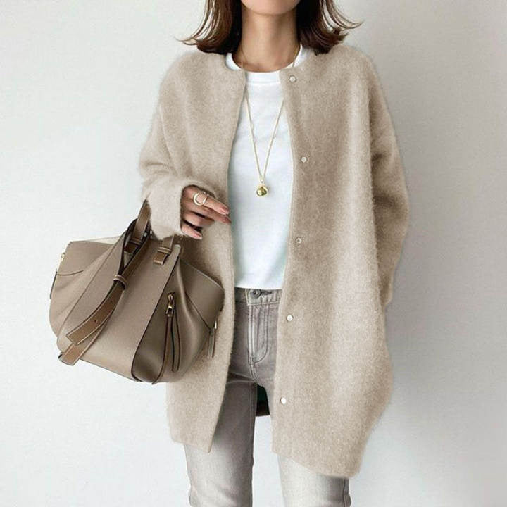 Soft Button Cardigan Coat
