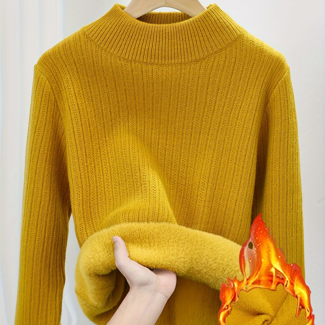 Eva | Zachte Gebreide Trui Met Ronde Hals