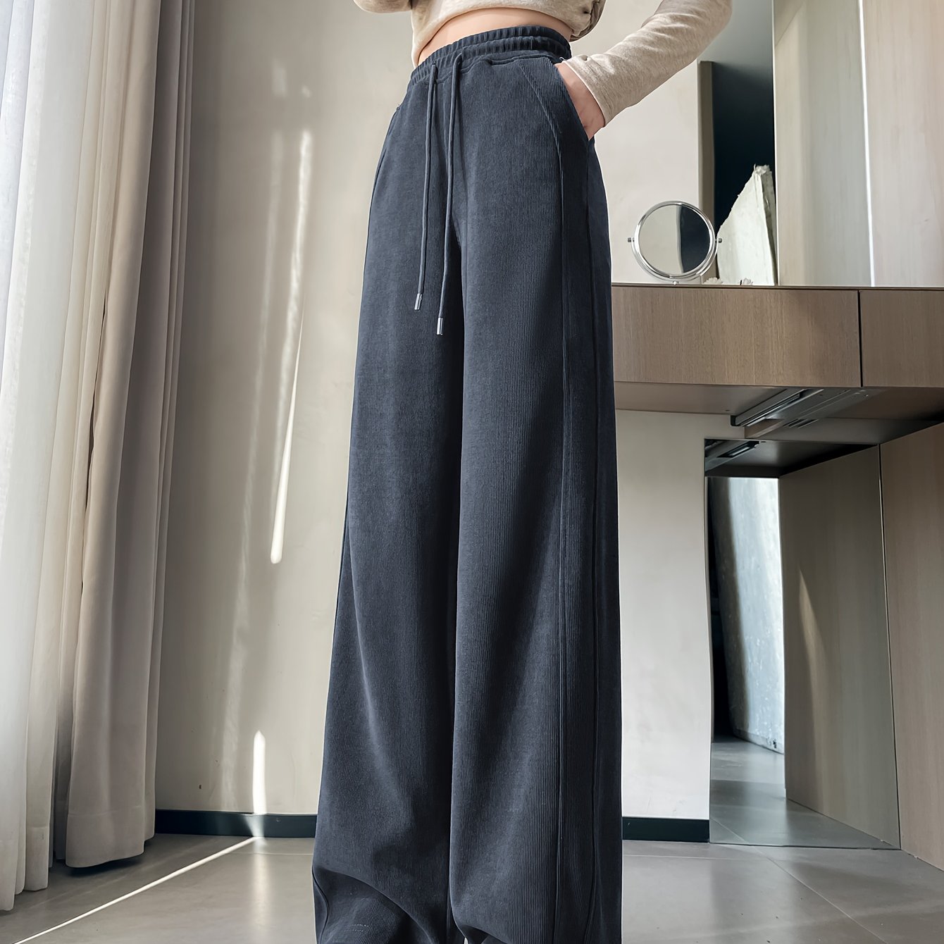 Heidi | Stijlvolle Lange Broek Met Losse Pasvorm