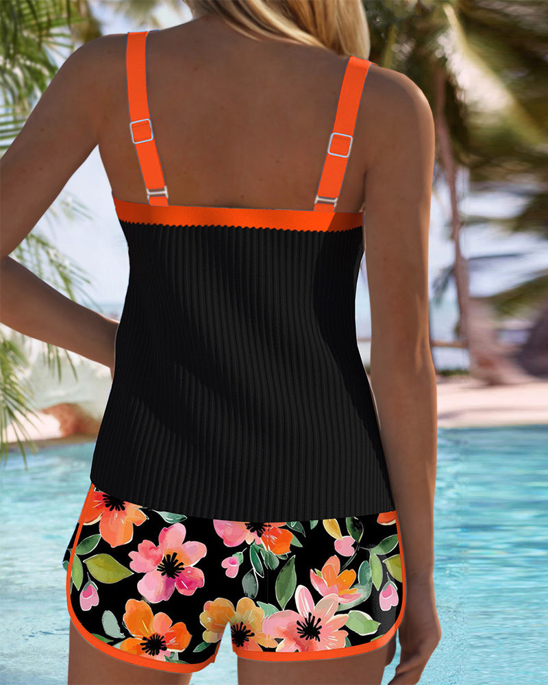 Isabelle | Comfortabele Tankini met Bloemenprint