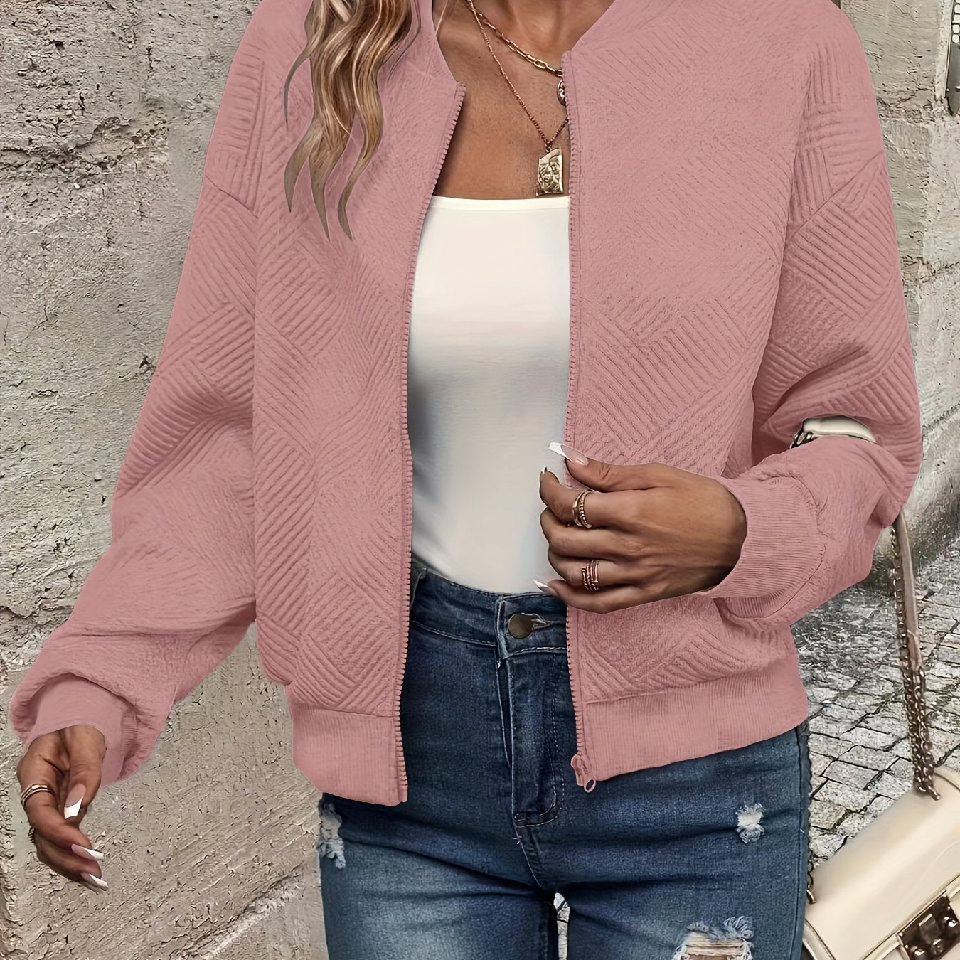 Angelique | Stijlvol Ritsjas Met Opstaande Kraag